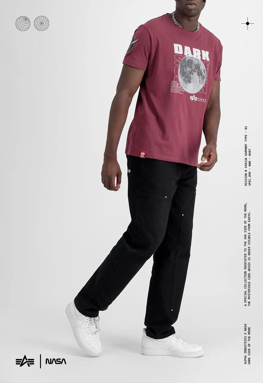 Camiseta Dark Side Burgundy - ECRU