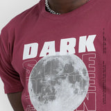 Camiseta Dark Side Burgundy - ECRU