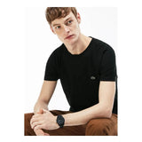 Camiseta de algodón con cuello redondo para hombre - ECRU