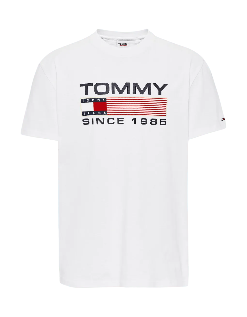 Camiseta de Corte Clásico con Parche - ECRU