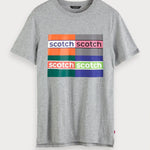 Camiseta de cuello redondo con motivos gráficos - ECRU