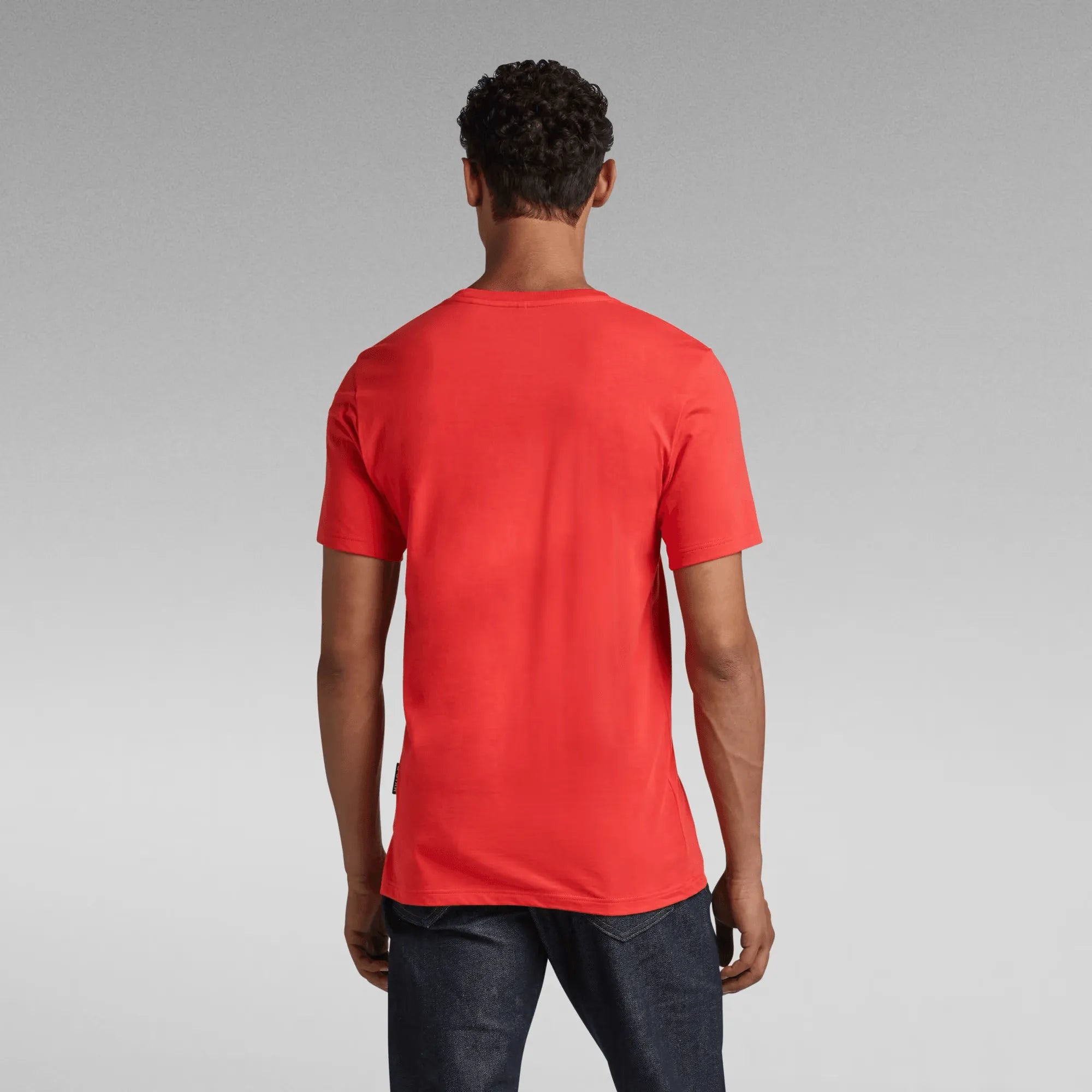 Camiseta de Hombre G-star Photographer Graphic Slim Acid Red - ECRU