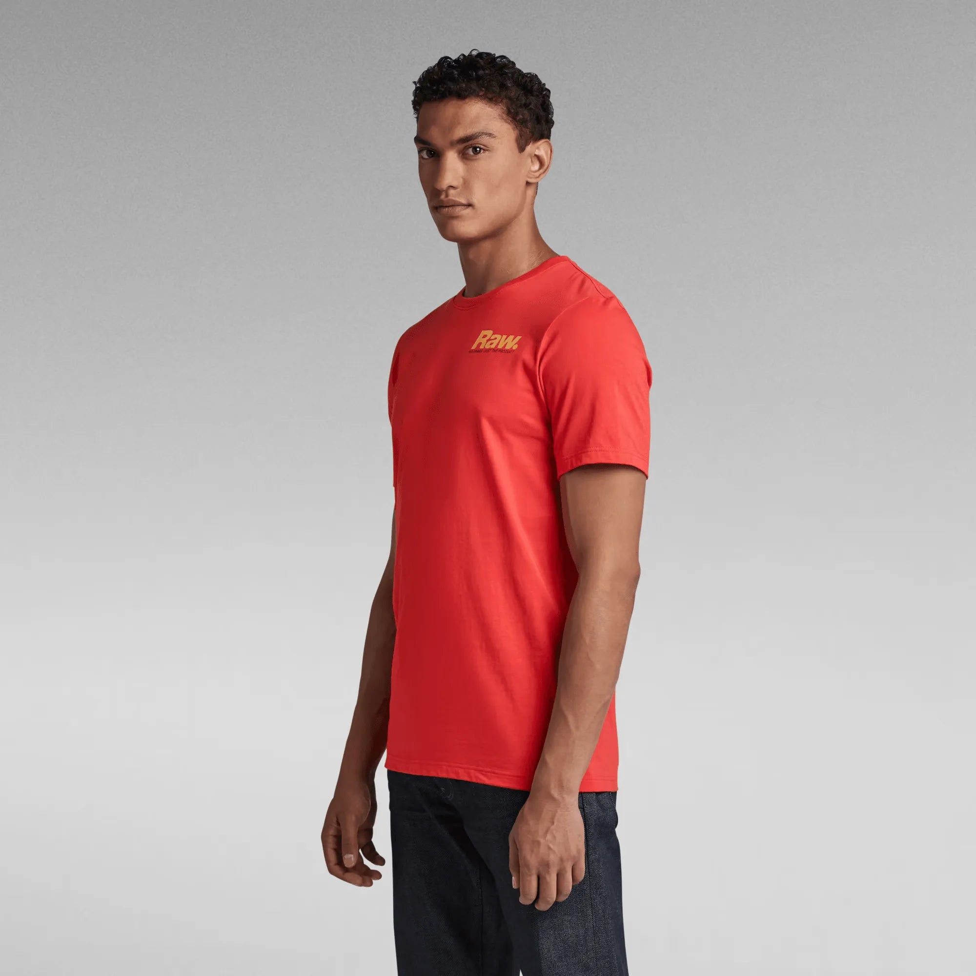 Camiseta de Hombre G-star Photographer Graphic Slim Acid Red - ECRU