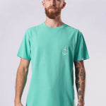 Camiseta de Hombre La Paz Dantas Gumdrop Green - ECRU