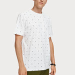 Camiseta de jersey de cuello redondo - ECRU