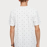 Camiseta de jersey de cuello redondo - ECRU