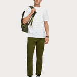 Camiseta de jersey de cuello redondo - ECRU