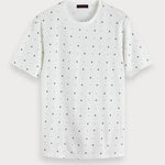 Camiseta de jersey de cuello redondo - ECRU