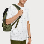 Camiseta de jersey de cuello redondo - ECRU