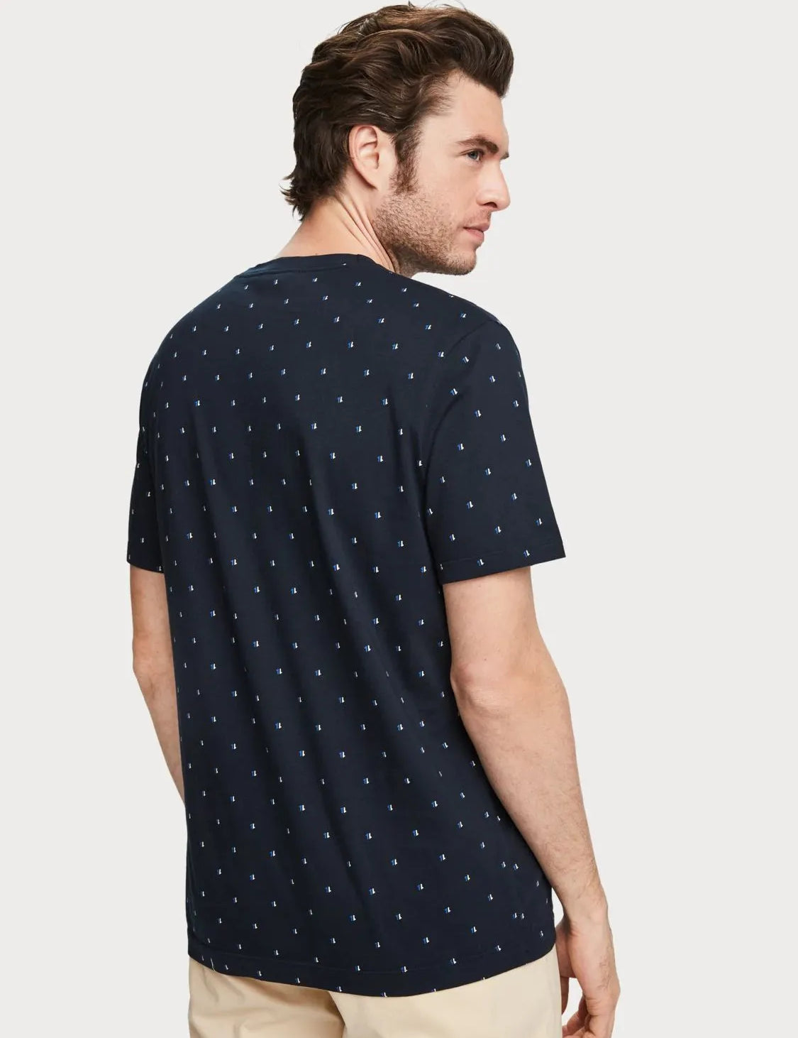 Camiseta de jersey estampada - ECRU