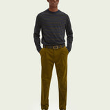 Camiseta de manga larga en algodón mercerizado - ECRU