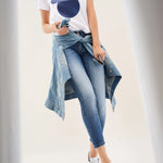 CAMISETA DE MICKEY MOUSE GLITTER - ECRU