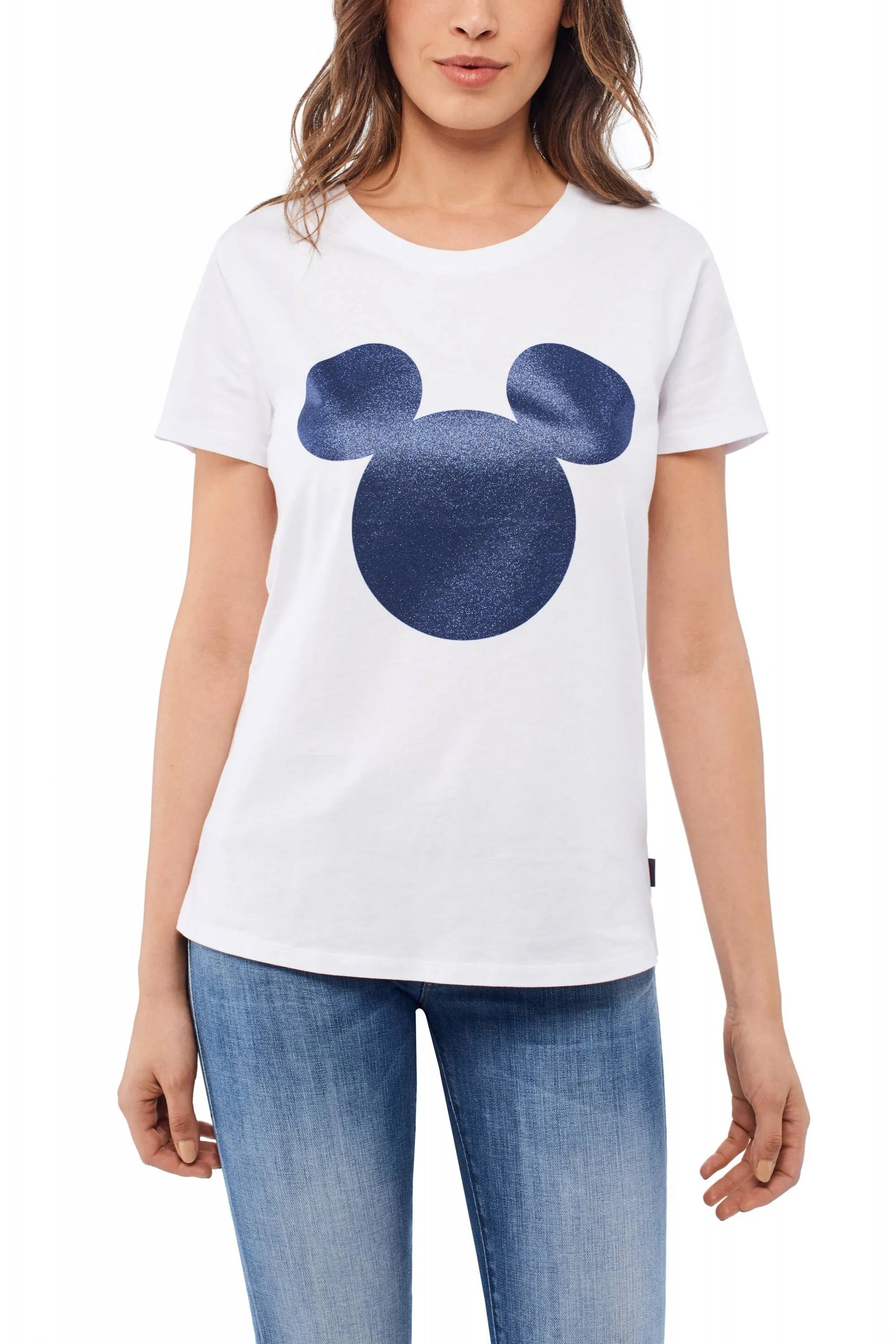 CAMISETA DE MICKEY MOUSE GLITTER - ECRU