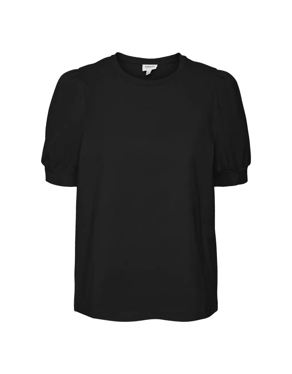 Camiseta de Mujer Vero Moda Manga Corta Abullonada Kerry Black - ECRU