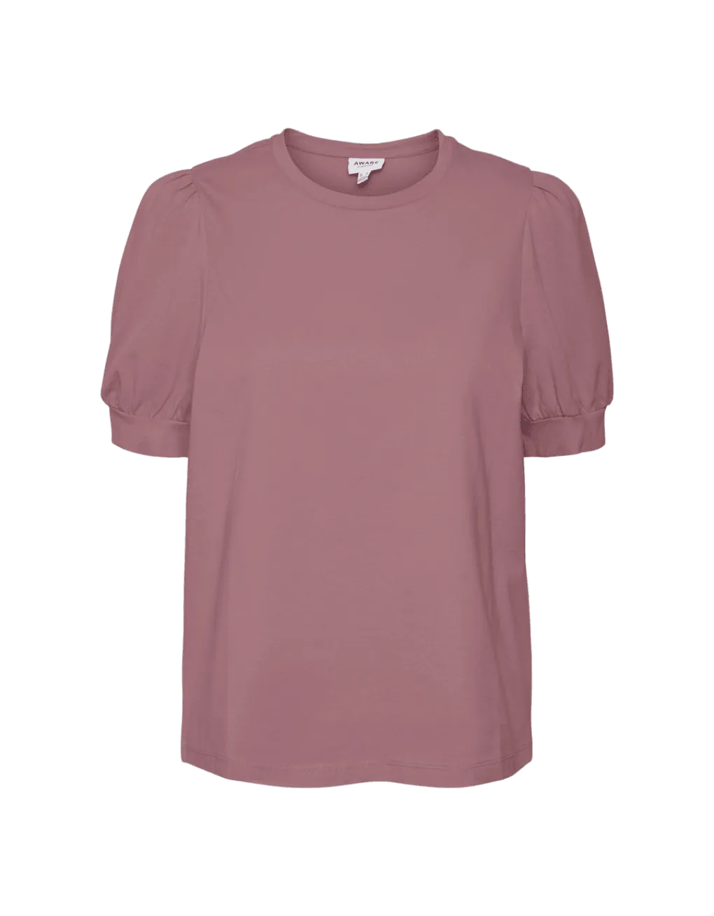 Camiseta de mujer Vero Moda Manga Corta Abullonada Kerry Nostalgia Rose - ECRU