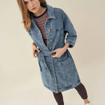 Camiseta de punto a rayas - ECRU