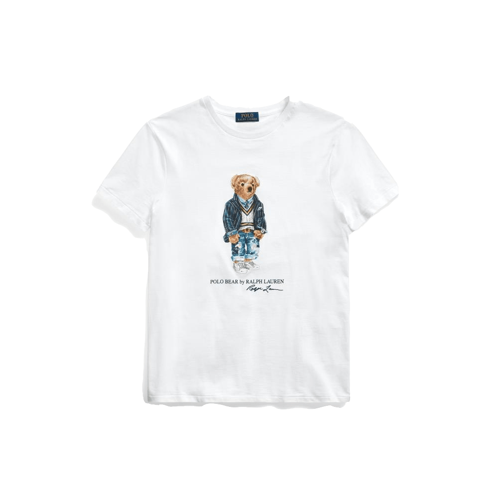 Camiseta de punto con Polo Bear - ECRU