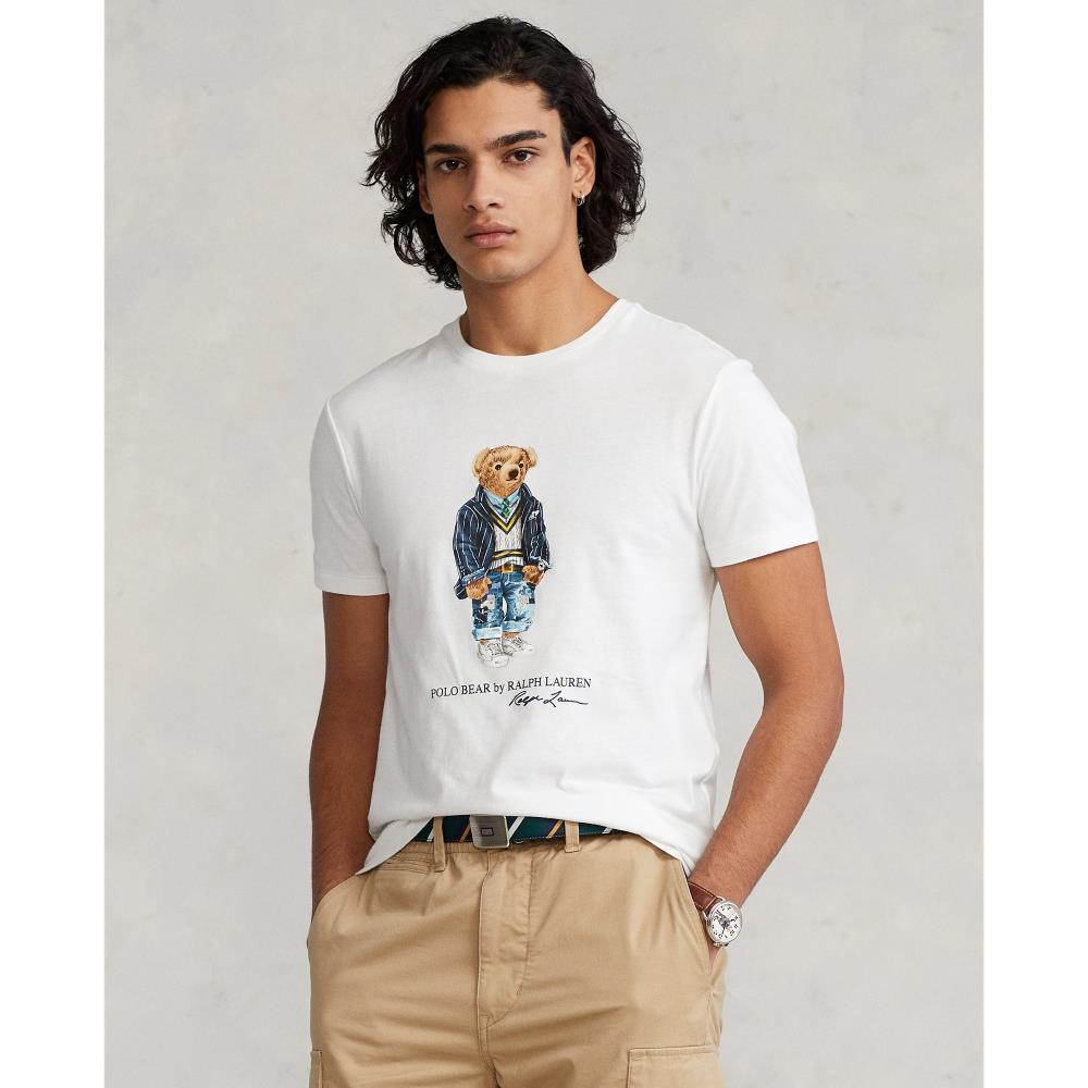 Camiseta de punto con Polo Bear - ECRU