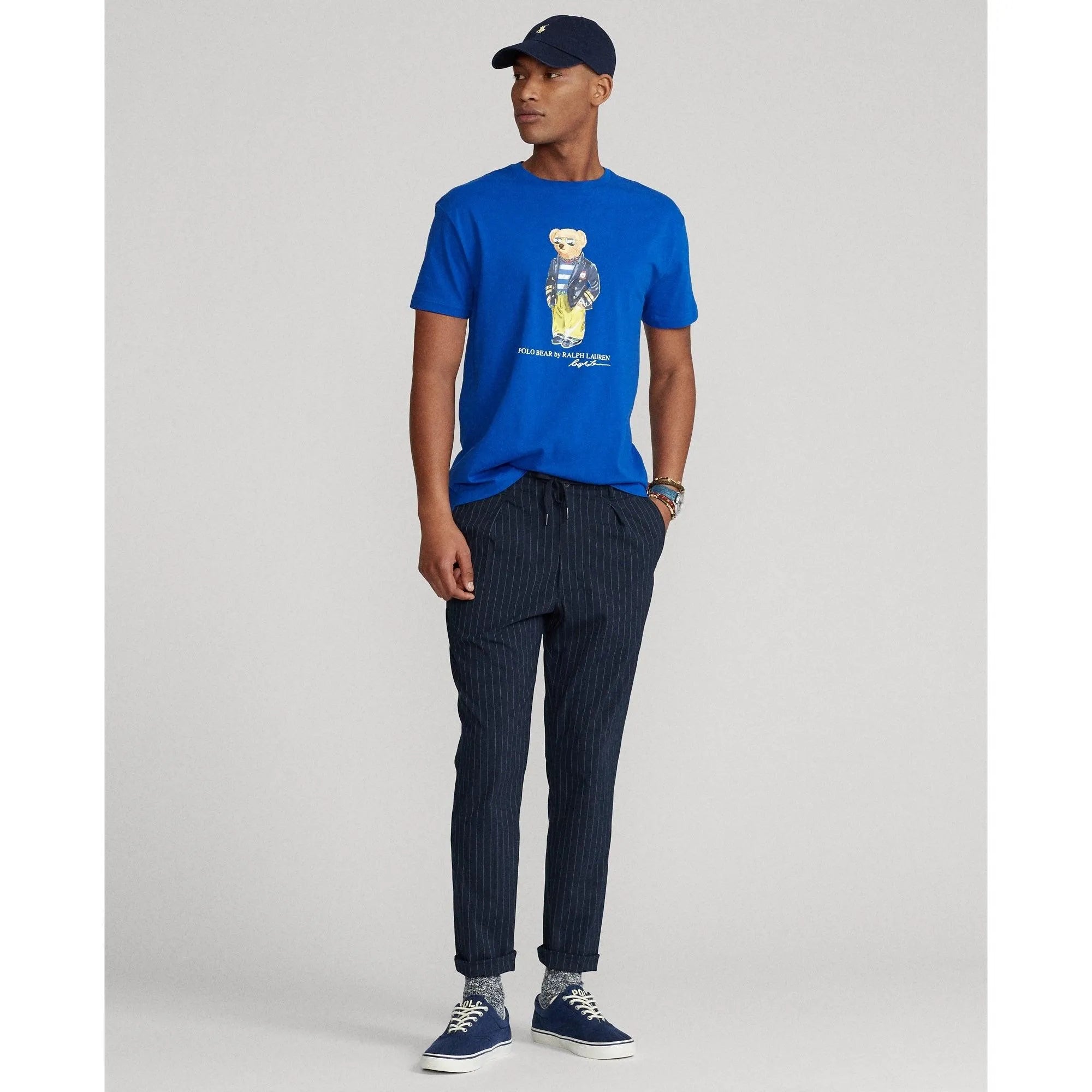 Camiseta de punto con Polo Bear Marina - ECRU