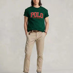 Camiseta de punto jersey con logotipo - ECRU