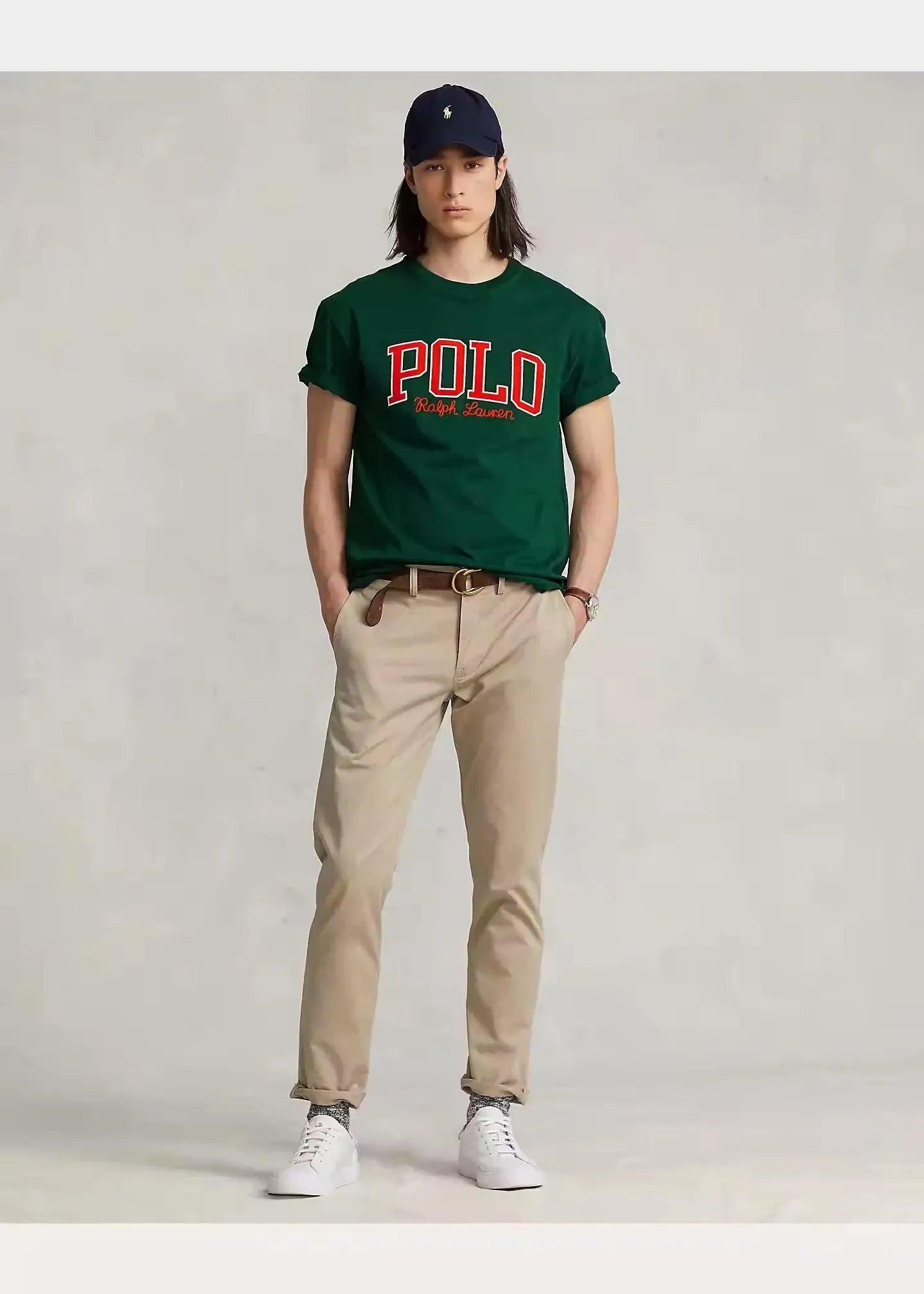 Camiseta de punto jersey con logotipo - ECRU