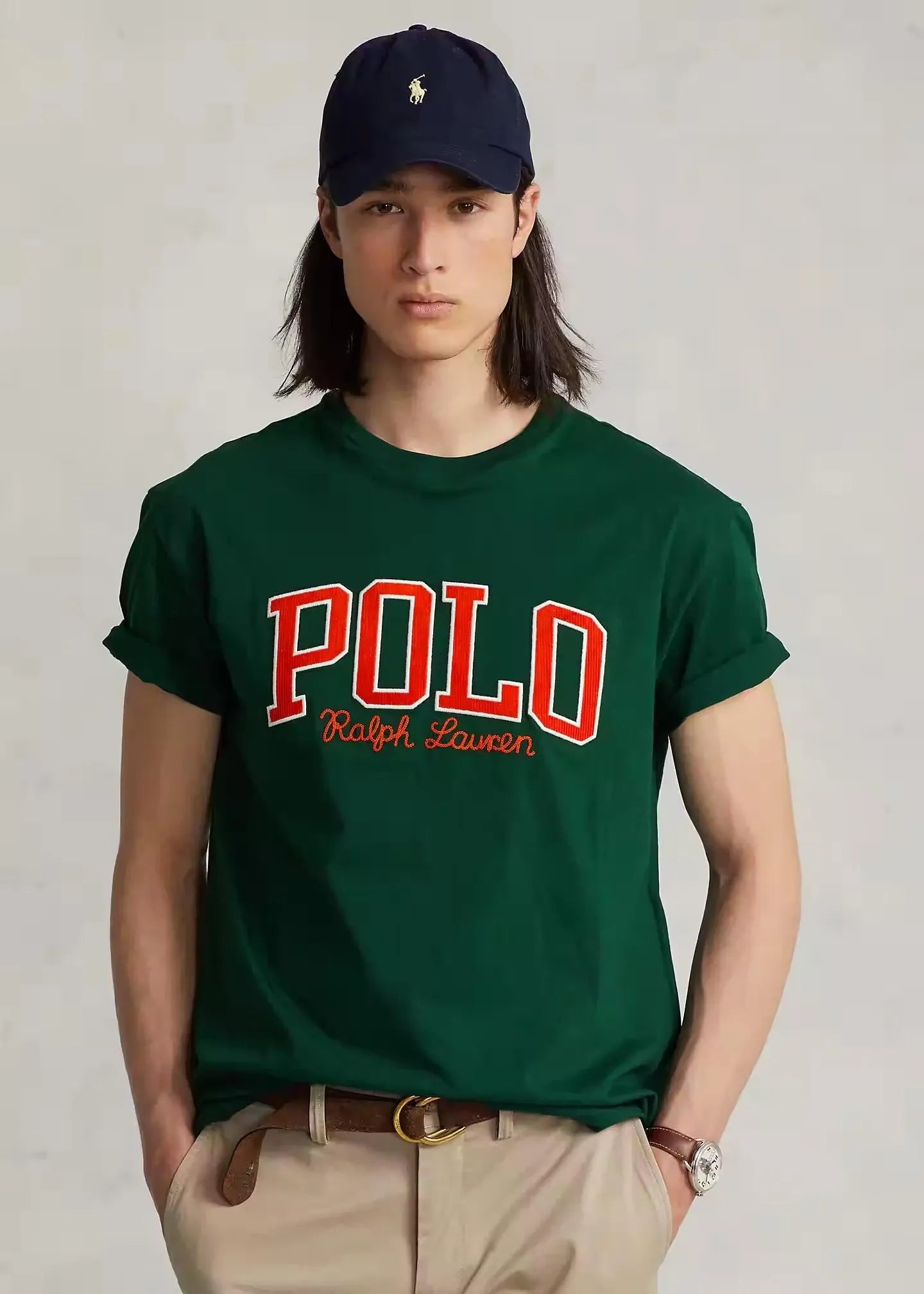 Camiseta de punto jersey con logotipo - ECRU