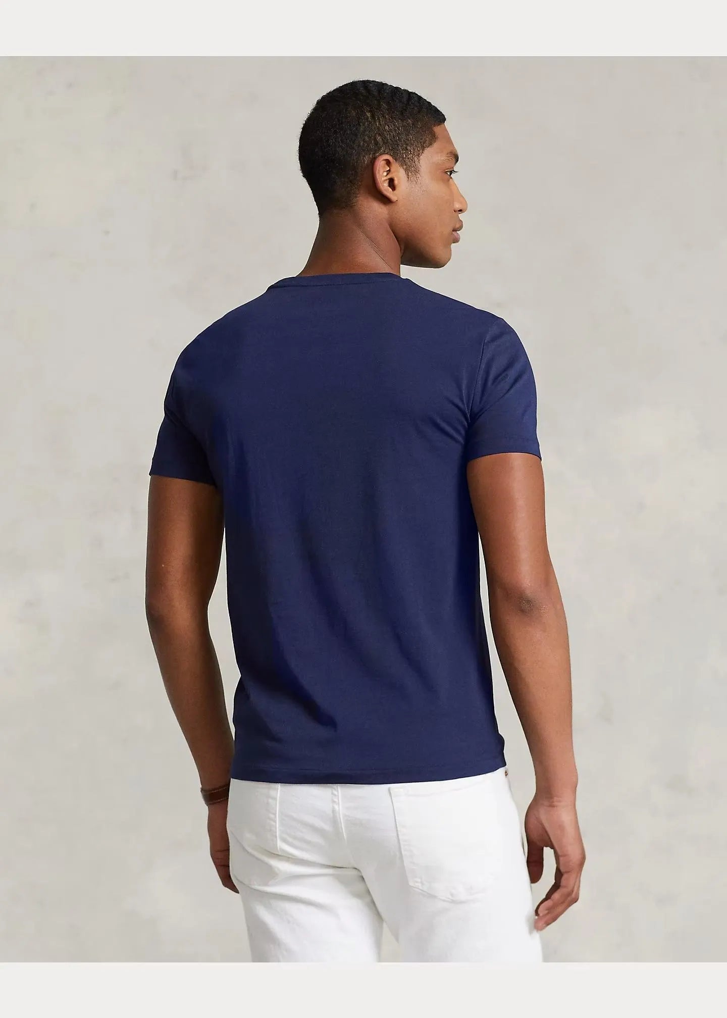 Camiseta de punto jersey Custom Slim Fit - ECRU