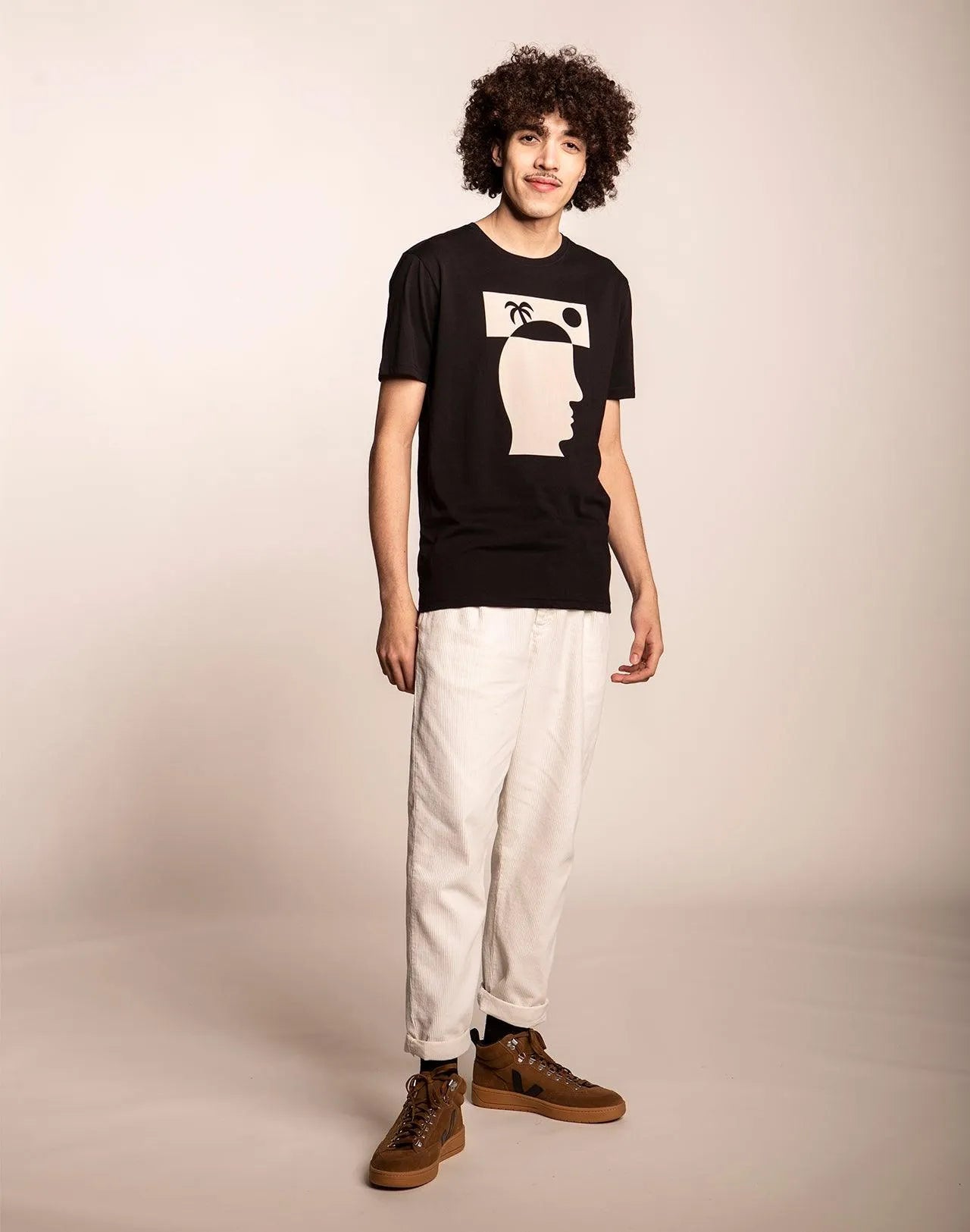 Camiseta Deshair - ECRU