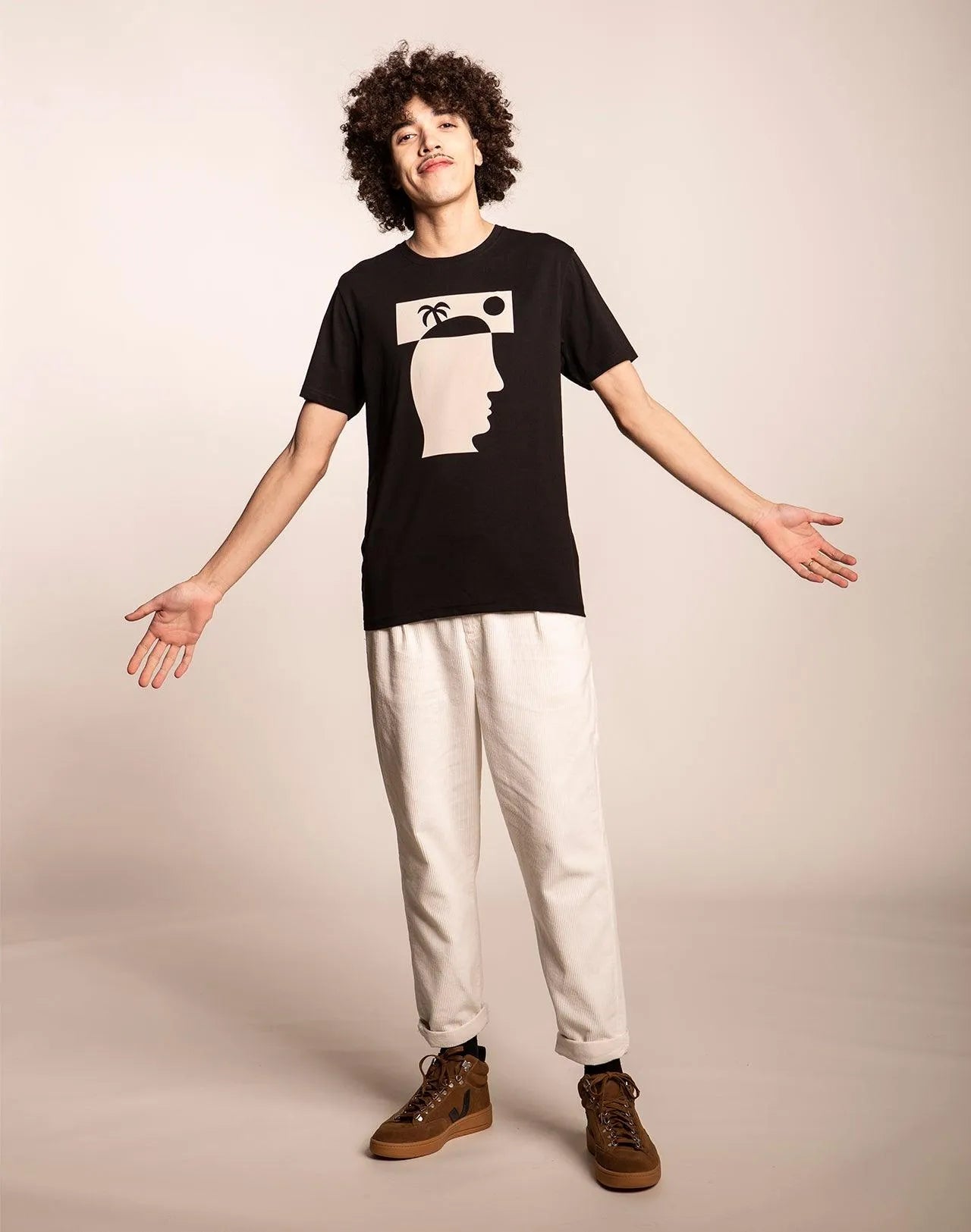 Camiseta Deshair - ECRU