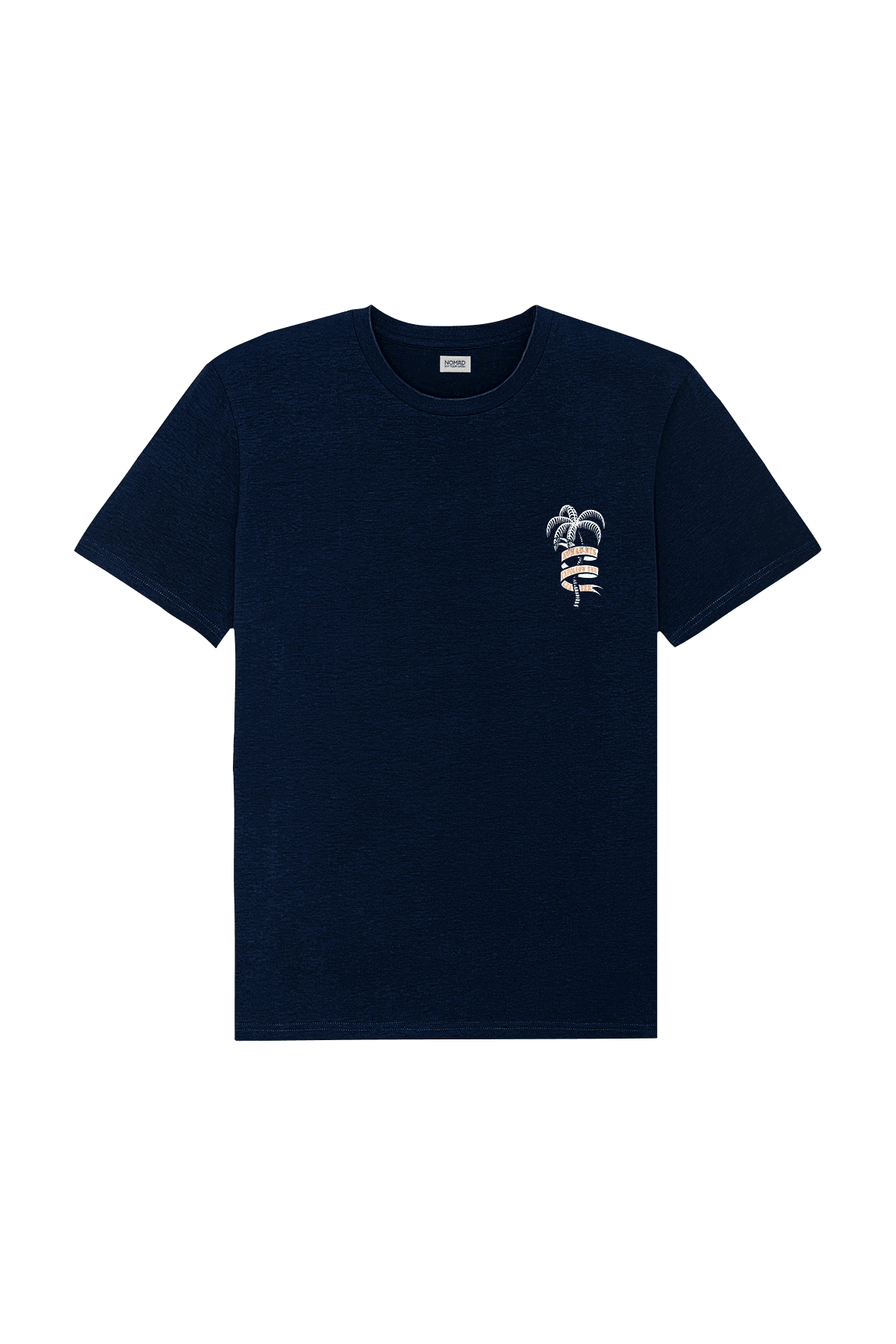 Camiseta Detiland Navy - ECRU