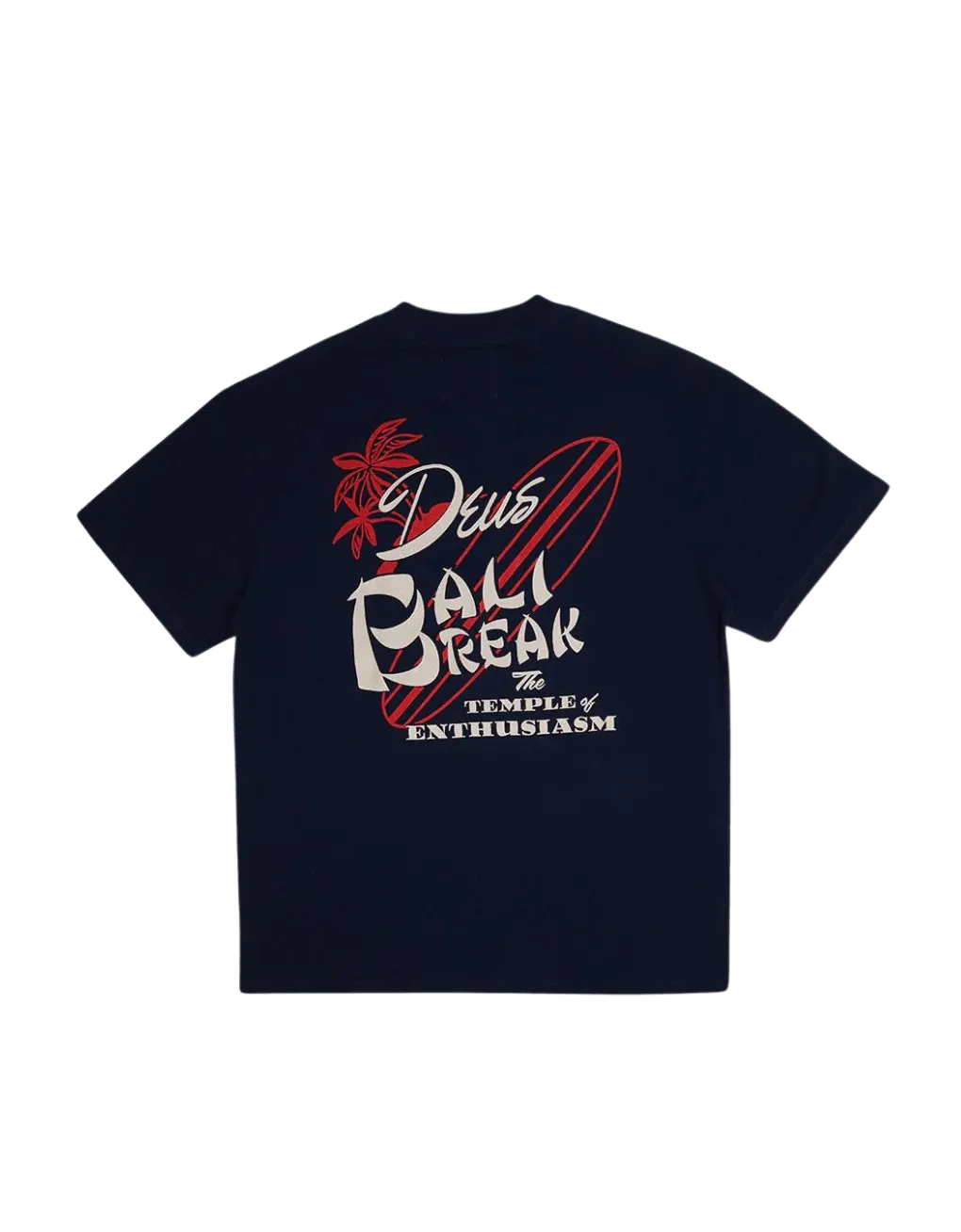 Camiseta Deus Ex Machina Breaker Navy - ECRU