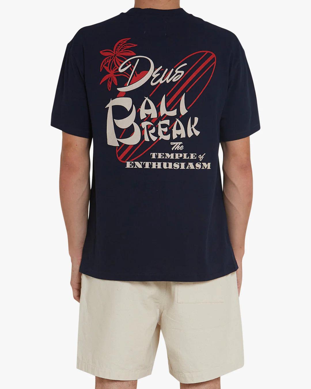 Camiseta Deus Ex Machina Breaker Navy - ECRU