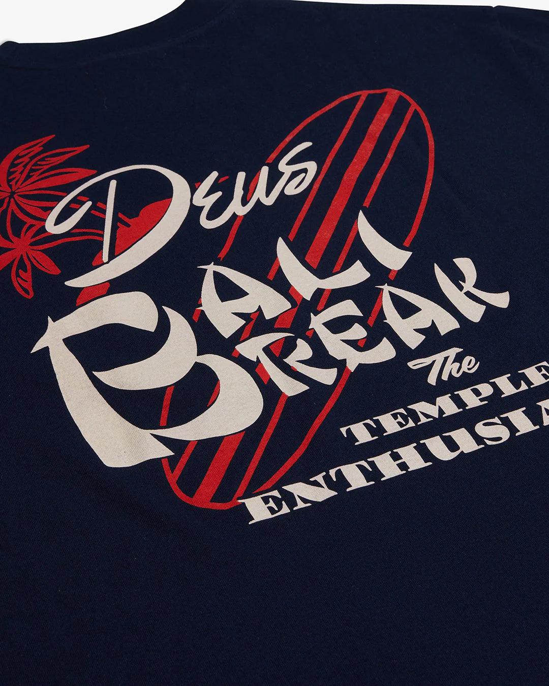 Camiseta Deus Ex Machina Breaker Navy - ECRU