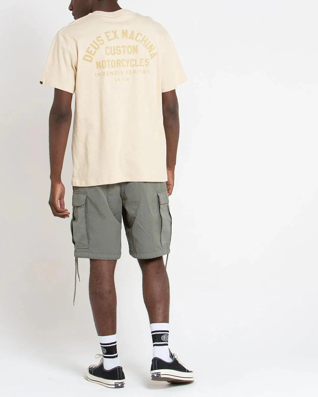 Camiseta Deus Ex Machina Haywood Oat - ECRU