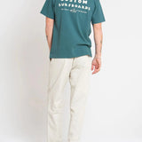 Camiseta Deus Ex Machina Layback Jasper Green - ECRU