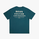 Camiseta Deus Ex Machina Layback Jasper Green - ECRU