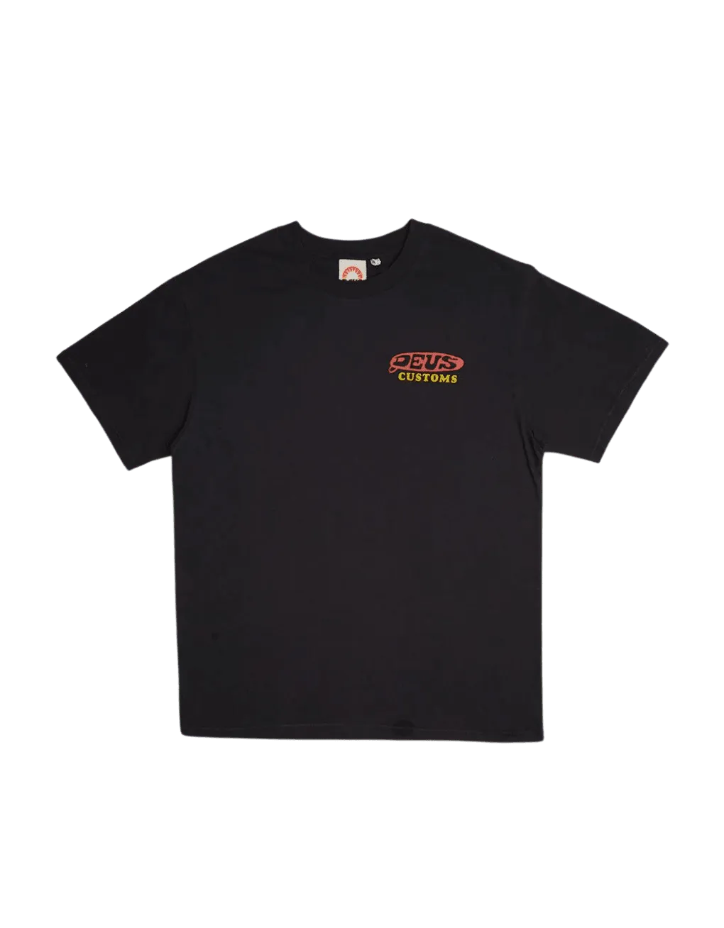 Camiseta Deus Ex Machina Log Haul Phantom Black - ECRU