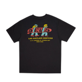 Camiseta Deus Ex Machina Log Haul Phantom Black - ECRU