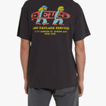 Camiseta Deus Ex Machina Log Haul Phantom Black - ECRU