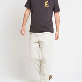 Camiseta Deus Ex Machina Noosa Address Anthracite - ECRU