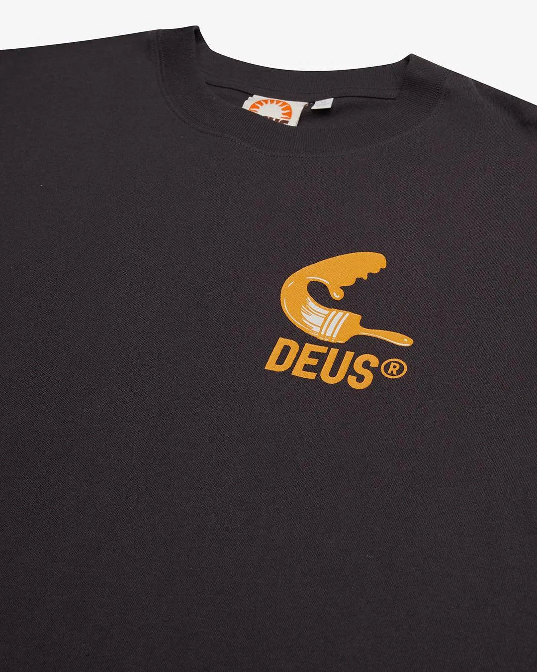 Camiseta Deus Ex Machina Noosa Address Anthracite - ECRU