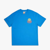 Camiseta Deus Ex Machina Sleeping Sun French Blue - ECRU