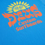 Camiseta Deus Ex Machina Sleeping Sun French Blue - ECRU