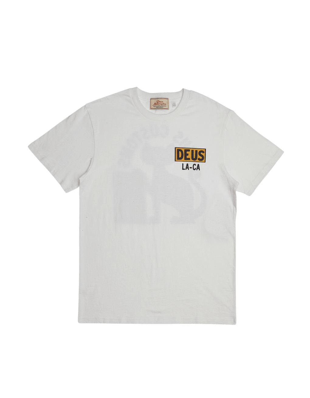 Camiseta Deus Ex Machina Super Stitious Vintage White - ECRU