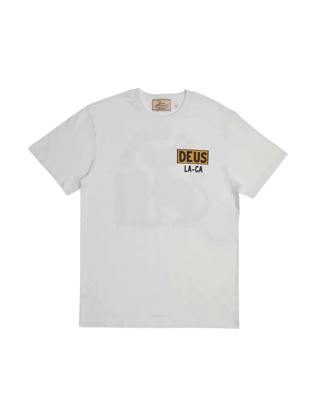 Camiseta Deus Ex Machina Super Stitious Vintage White - ECRU