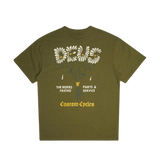 Camiseta Deus Ex Machina Tangerine Capulet Olive - ECRU