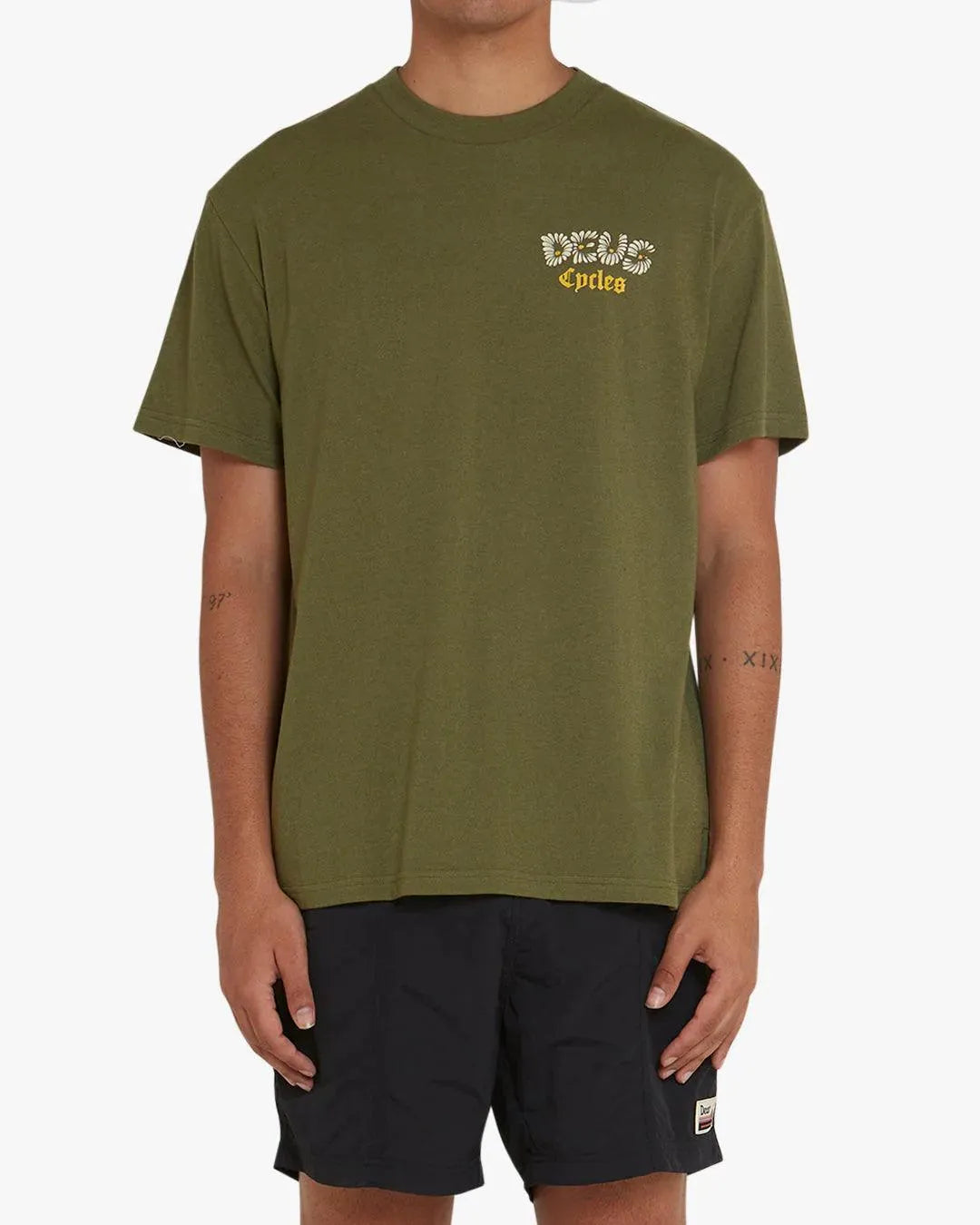 Camiseta Deus Ex Machina Tangerine Capulet Olive - ECRU