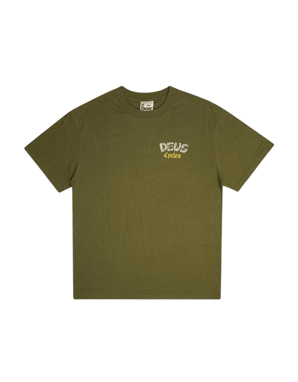 Camiseta Deus Ex Machina Tangerine Capulet Olive - ECRU
