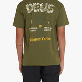 Camiseta Deus Ex Machina Tangerine Capulet Olive - ECRU