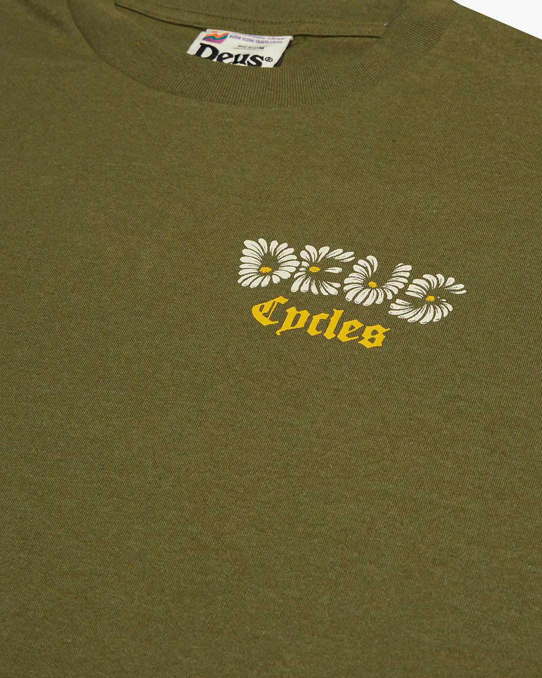 Camiseta Deus Ex Machina Tangerine Capulet Olive - ECRU